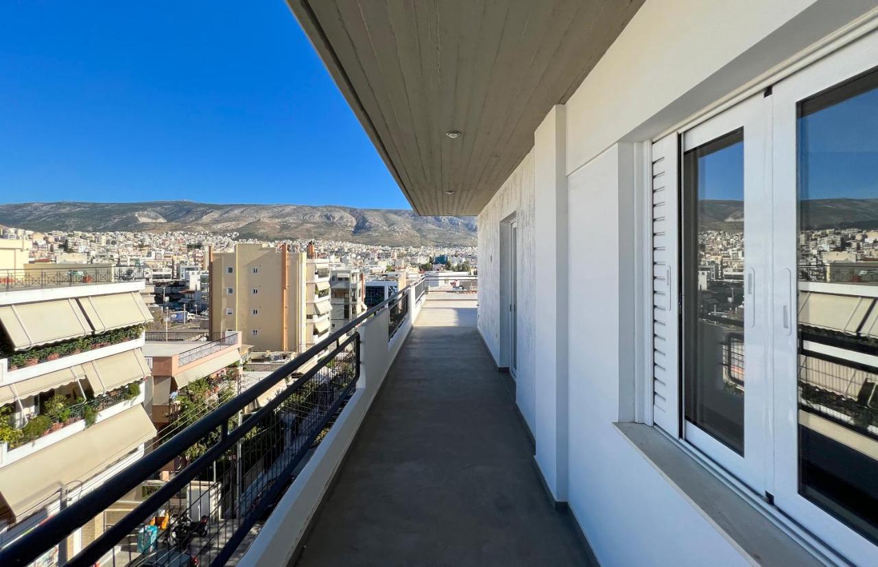 אתונה Panoramic Cityscape Maisonette In Agios Dimitrios מראה חיצוני תמונה